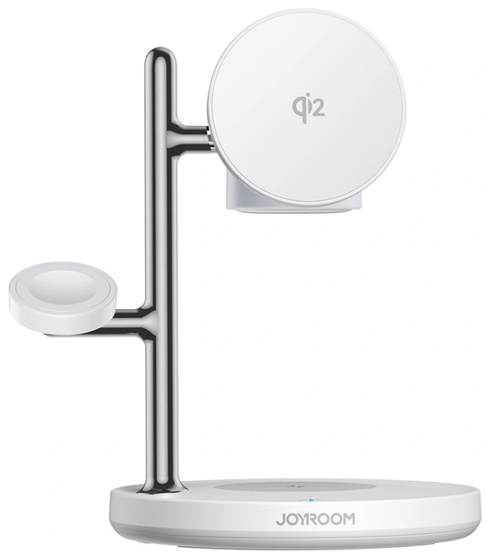 Φορτιστής Δικτύου Wireless Joyroom JR-W23 3σε1, 15W, 1.67A, Λευκό