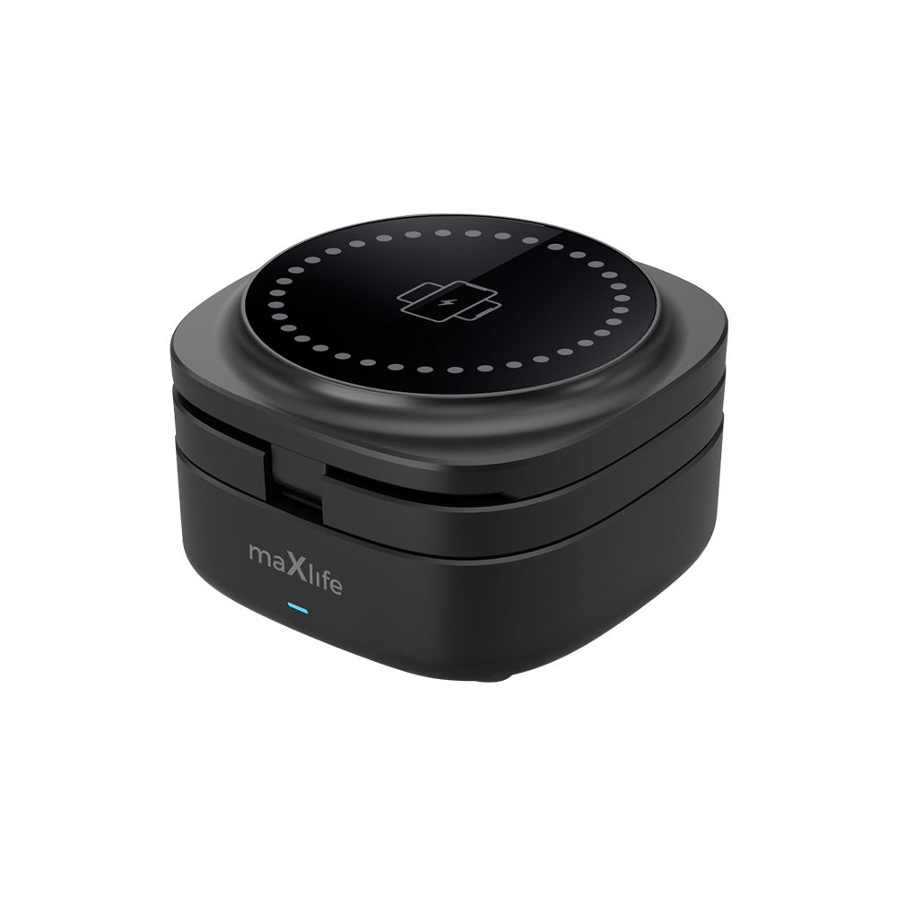 Φορτιστής Δικτύου Wireless MaXlife MXWC-06 3in1, 15W, 1.67A, Μαύρο