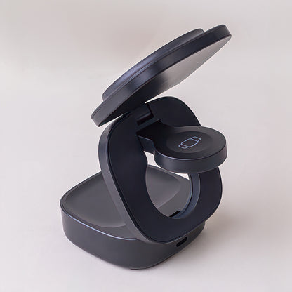 Φορτιστής Δικτύου Wireless MaXlife MXWC-06 3in1, 15W, 1.67A, Μαύρο