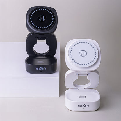 Φορτιστής Δικτύου Wireless MaXlife MXWC-06 3in1, 15W, 1.67A, Μαύρο