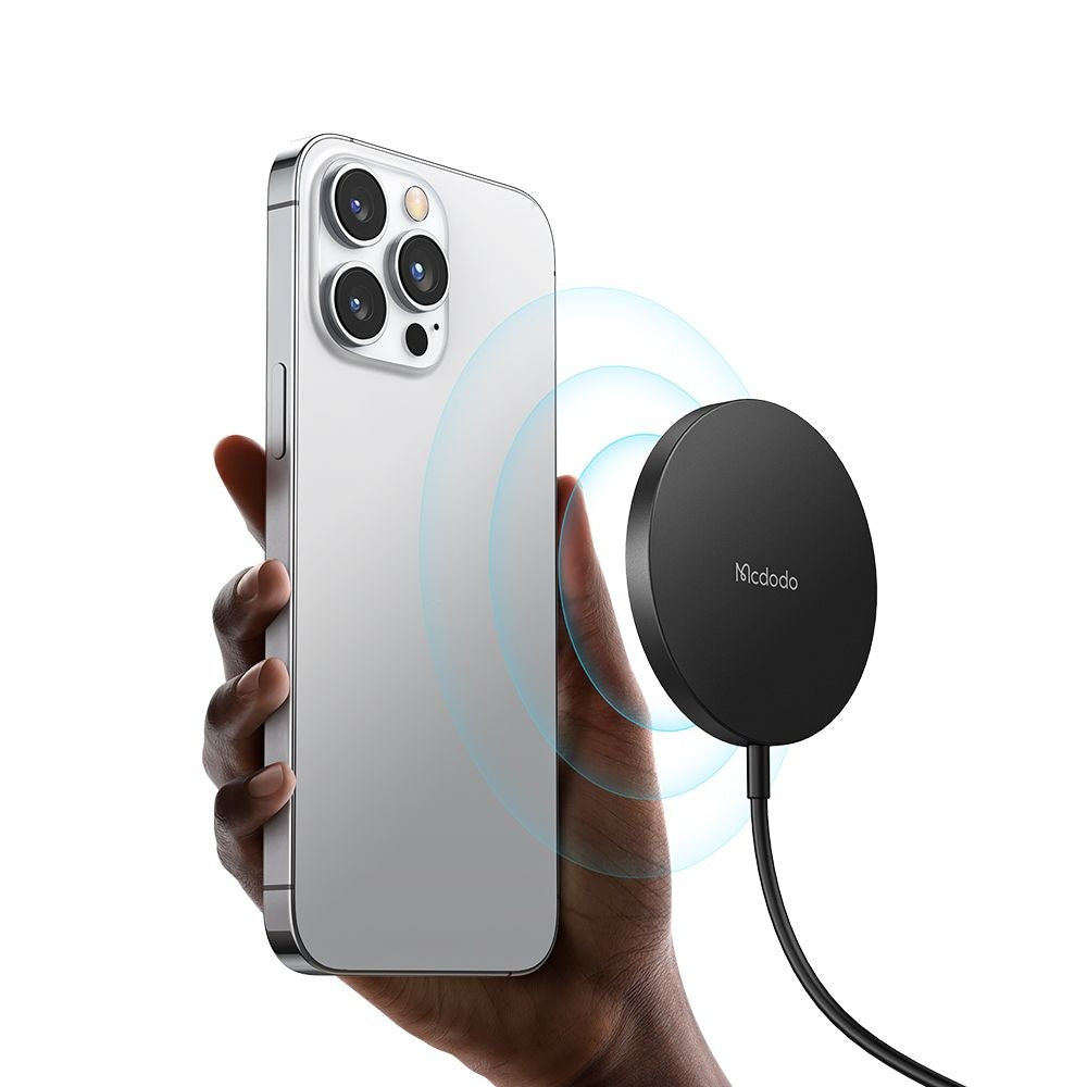 Ασύρματος Φορτιστής Δικτύου McDodo CH-4360 Moon, 15W, 1.67A, Μαύρο