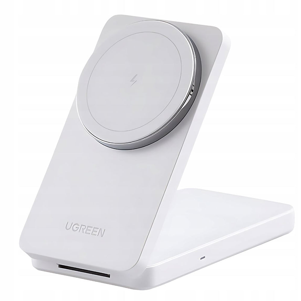 Φορτιστής Δικτύου Ασύρματος UGREEN W528 2σε1, 20W, 1.67A, Λευκό