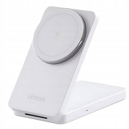 Φορτιστής Δικτύου Ασύρματος UGREEN W528 2σε1, 20W, 1.67A, Λευκό