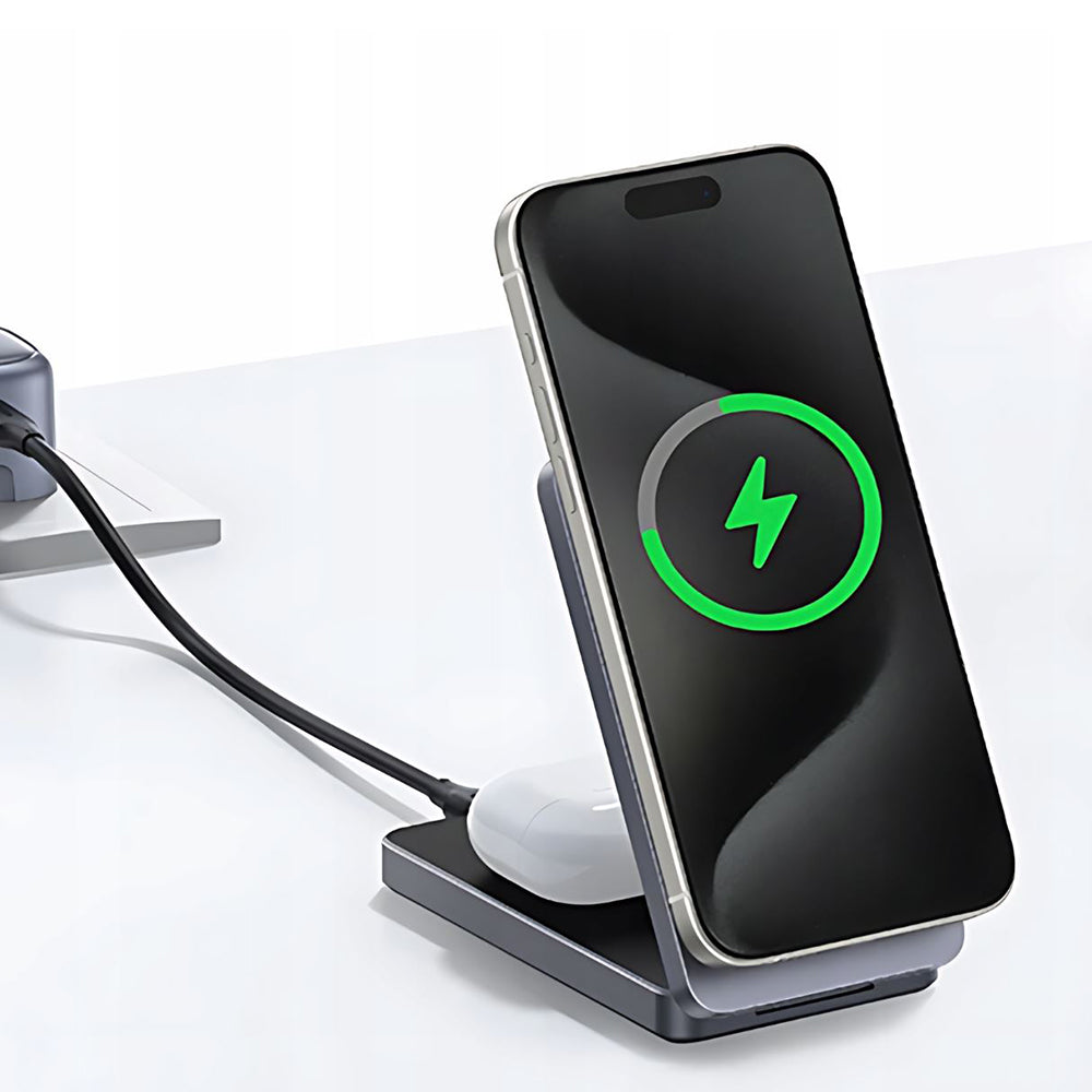 Φορτιστής Δικτύου Ασύρματος UGREEN W528 2σε1, 20W, 1.67A, Λευκό