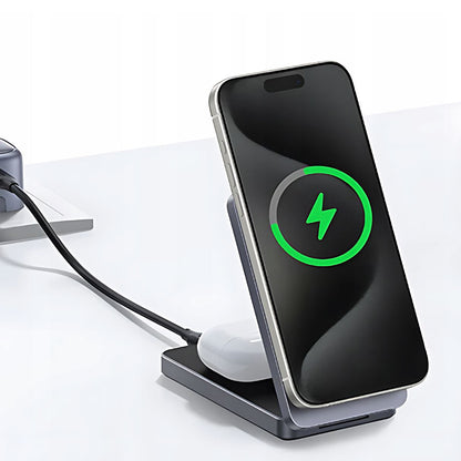 Φορτιστής Δικτύου Ασύρματος UGREEN W528 2σε1, 20W, 1.67A, Λευκό