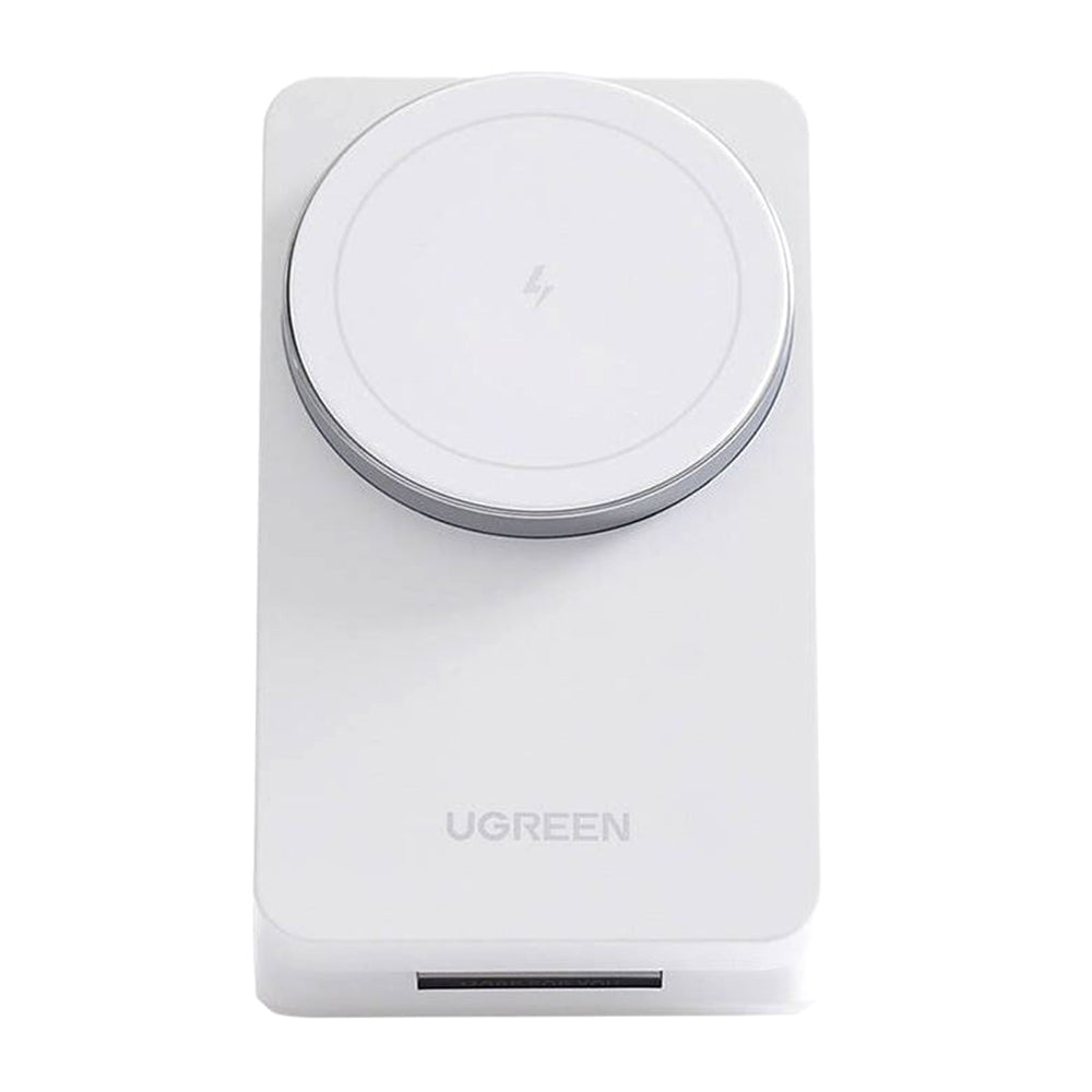 Φορτιστής Δικτύου Ασύρματος UGREEN W528 2σε1, 20W, 1.67A, Λευκό