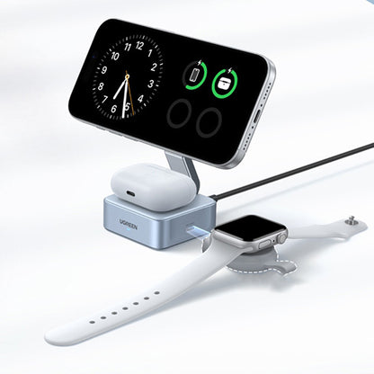 Φορτιστής Δικτύου Ασύρματος UGREEN W752 2σε1, 35W, 3A, 1 x USB-C, Μπλε