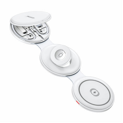 Φορτιστής Δικτύου Ασύρματος Yesido DS29 5σε1, 15W, 1.67A, Λευκό