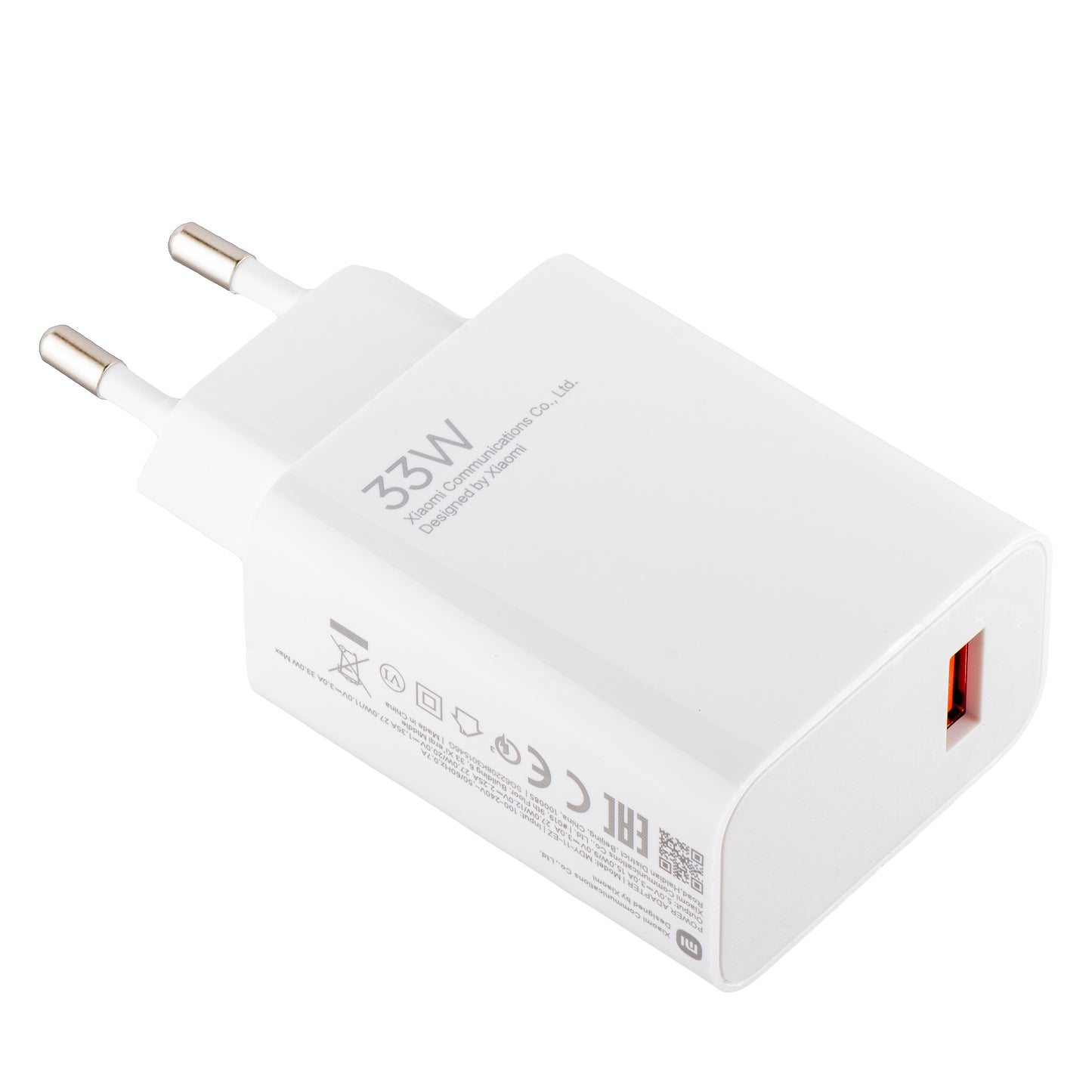 Φορτιστής δικτύου Xiaomi MDY-11EZ, 33W, 3A, 1 x USB-A, Λευκό