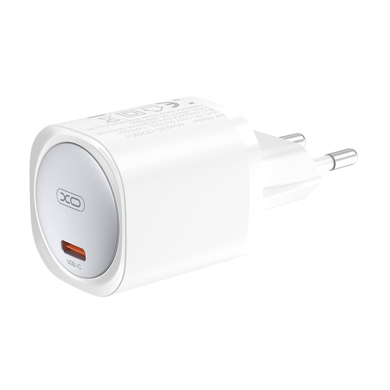 Φορτιστής δικτύου XO Design CE20, 30W, 3A, 1 x USB-C, λευκό 