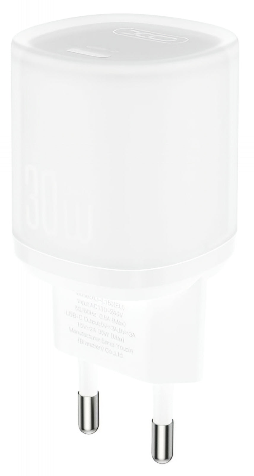 Φορτιστής Δικτύου XO Design L150, 30W, 3A, 1 x USB-C, Λευκό