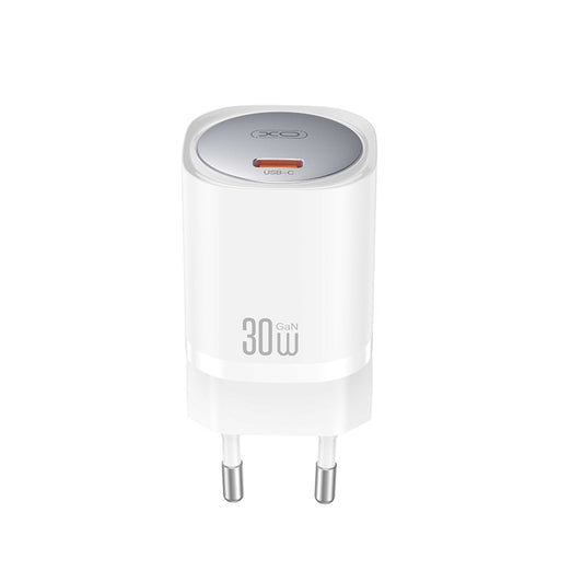 Φορτιστής δικτύου XO Design CE20, 30W, 3A, 1 x USB-C, λευκό 