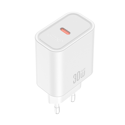 XO Design CE41 Network Charger, 30W, 3A, 1 x USB-C, White