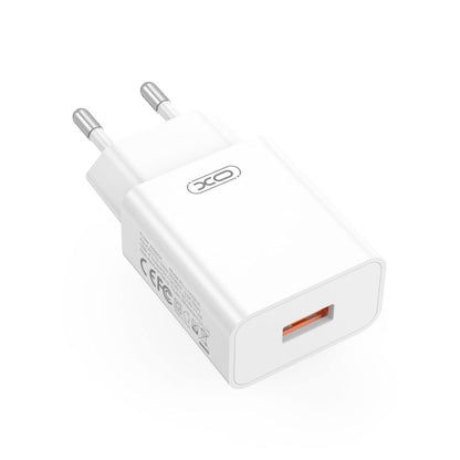 Φορτιστής Δικτύου XO Design L127, 18W, 3A, 1 x USB-A, Λευκό