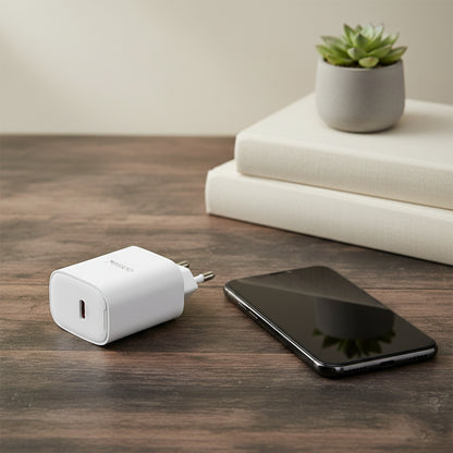 Yesido YC01E Network Charger, 20W, 3A, 1 x USB-C, White