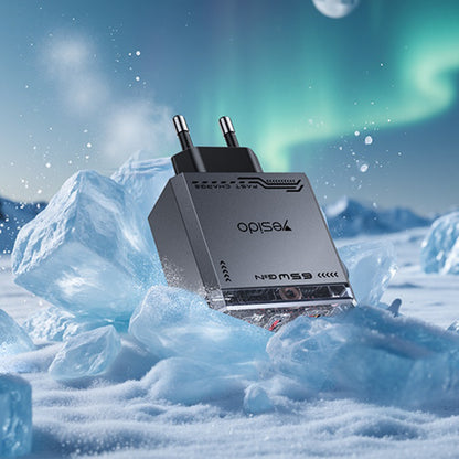 Φορτιστής Δικτύου Yesido YC101, 65W, 3.25A, 1 x USB-A - 2 x USB-C, Μαύρο