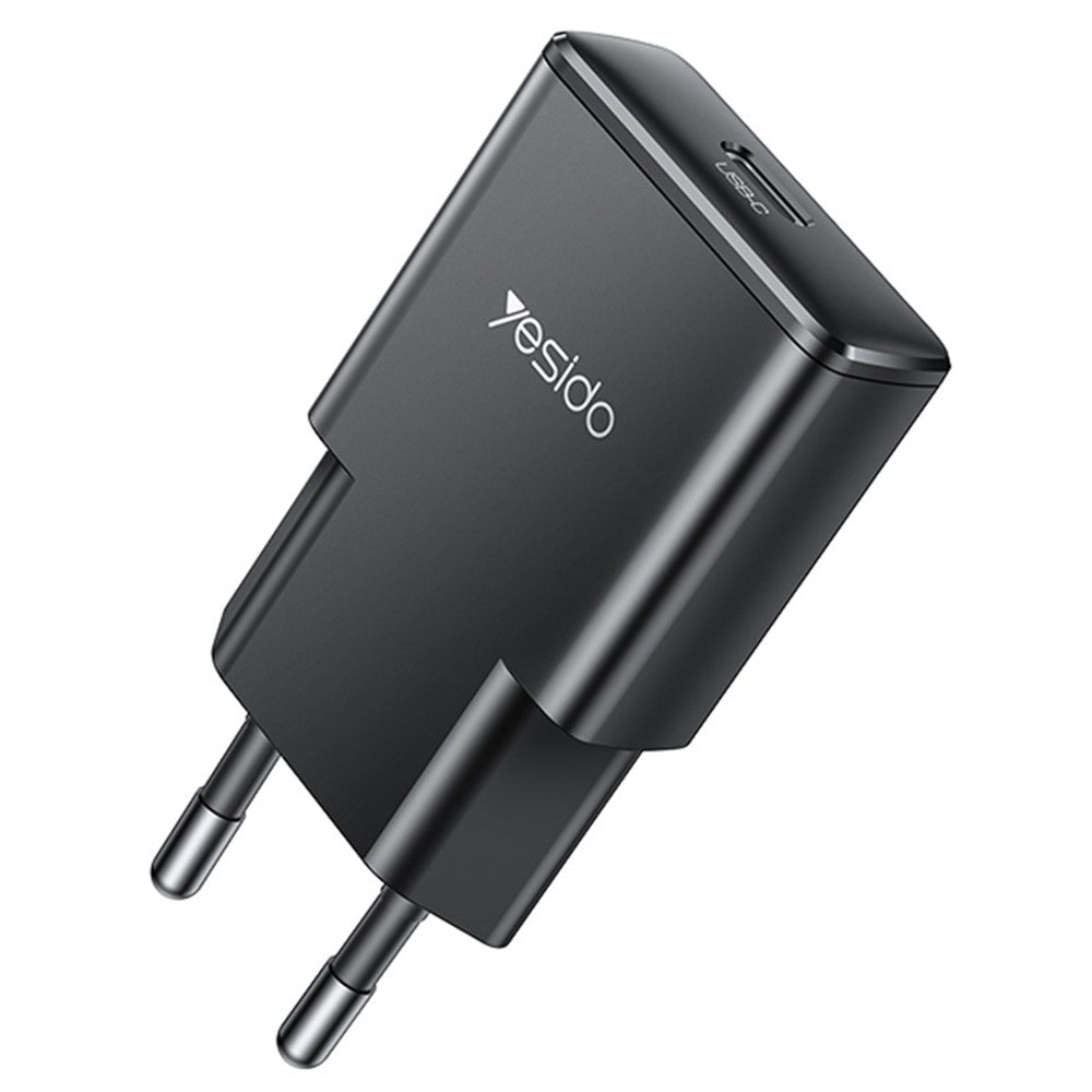 Yesido YC74 Network Charger, 30W, 3A, 1 x USB-C, Black