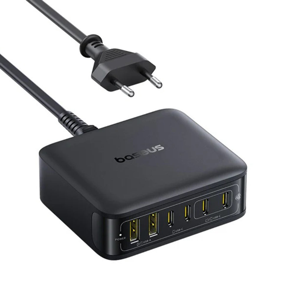 Φορτιστής Σταθμός Baseus EnerFill FH21, 120W, 3.25A, 2 x USB-A - 4 x USB-C, Μαύρο E0120T00