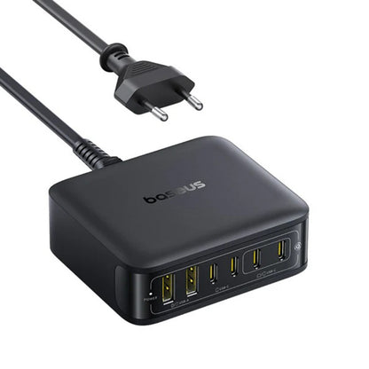 Φορτιστής Σταθμός Baseus EnerFill FH21, 120W, 3.25A, 2 x USB-A - 4 x USB-C, Μαύρο E0120T00