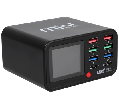 Φορτιστής Σταθμός MaAnt Dianba Mini, 75W, 2 x USB-C - 6 x USB-A, Μαύρο