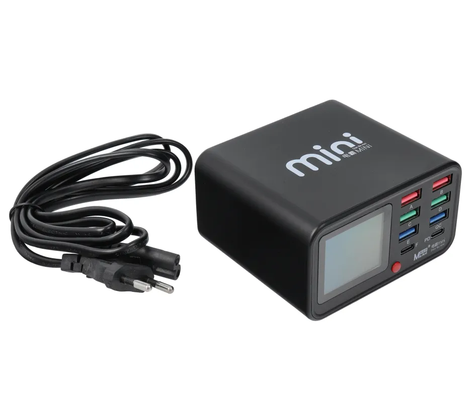 Φορτιστής Σταθμός MaAnt Dianba Mini, 75W, 2 x USB-C - 6 x USB-A, Μαύρο