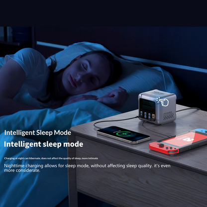 Φορτιστής Σταθμού OEM BK-126D, 140W, 5A, 2 x USB-A - 6 x USB-C, Γκρι