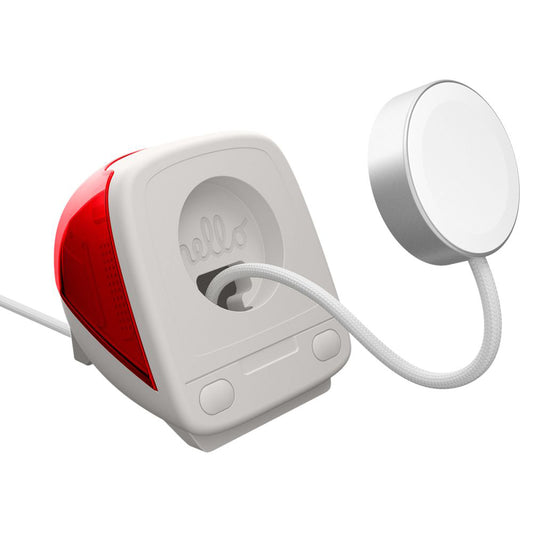 Βάση Spigen C1 Classic για Ασύρματο Φορτιστή Apple Watch Series, Κόκκινο