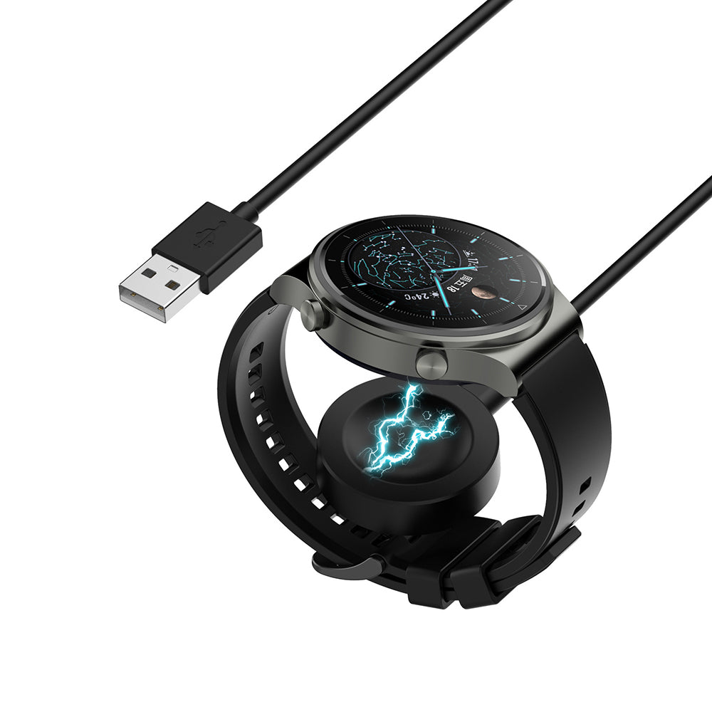 Ασύρματος Φορτιστής Techsuit THC1 για Honor Watch / Huawei Watch Series, USB-A, Μαύρο