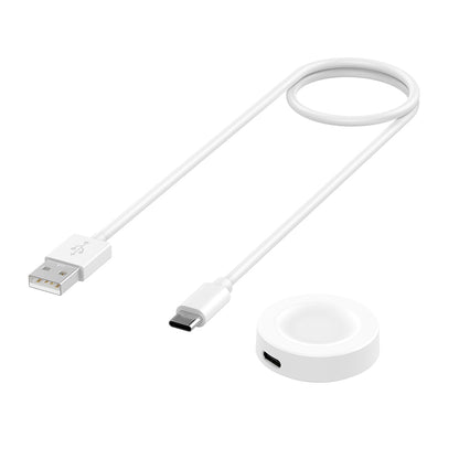 Techsuit THC2 Wireless Charger for Huawei Watch Series, USB-A, White
