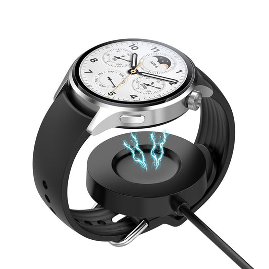 Ασύρματος Φορτιστής Techsuit TXC6 για Xiaomi Watch S1 Pro, USB-A, Μαύρο