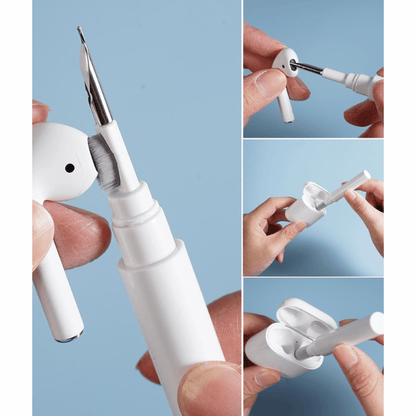 Instrument Curatare OEM pentru casti Apple Airpods / Samsung Galaxy Buds / Huawei Freebuds, Alb