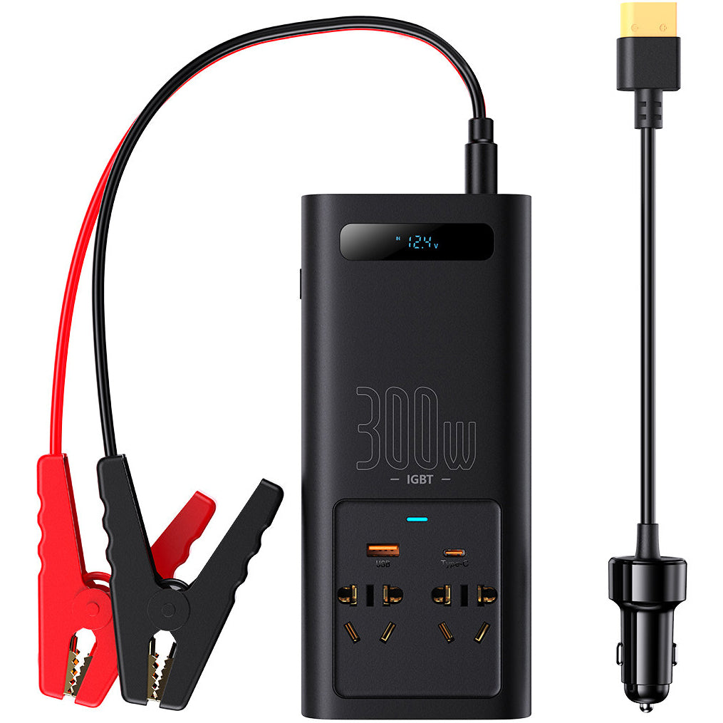 Ηλεκτρικός Μετατροπέας Αυτοκινήτου Baseus, 300W CGNB010101