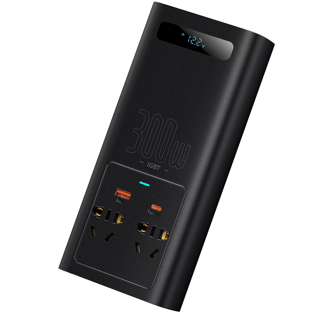 Ηλεκτρικός Μετατροπέας Αυτοκινήτου Baseus, 300W CGNB010101