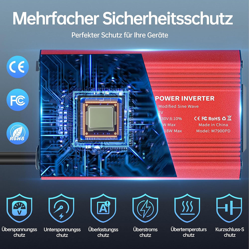 Techsuit FlexiCarVolt Electric Car Inverter, 300W