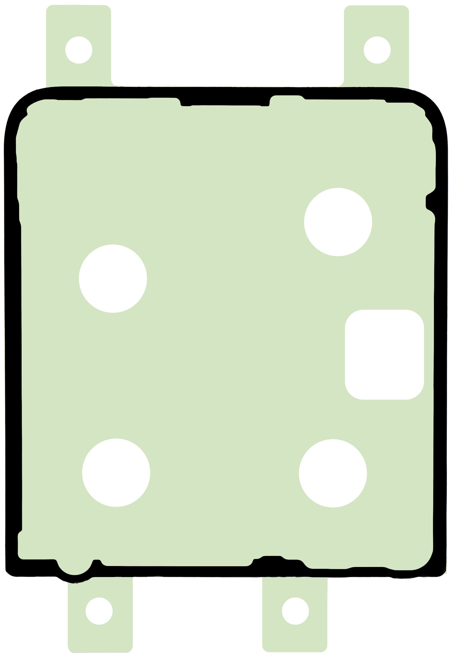 Kit Σετ Κόλλας Καπάκι Μπαταρίας Samsung Galaxy Z Flip4 F721, Service Pack GH82-29628A