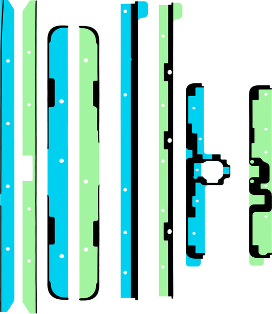 Kit Ανταλλακτικό Κόλλας Samsung Galaxy Tab S4 10.5 T835 / Tab S4 10.5 T830, Service Pack GH82-17805A