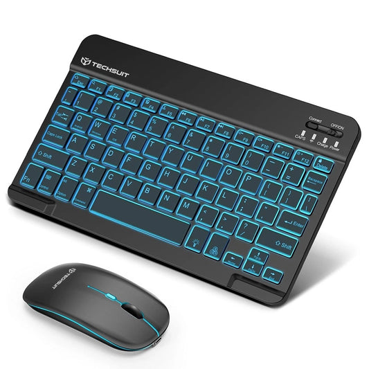 Σετ Ασύρματο Πληκτρολόγιο Ποντίκι Techsuit AirCombo WKM1, BT / Wi-Fi, Μαύρο