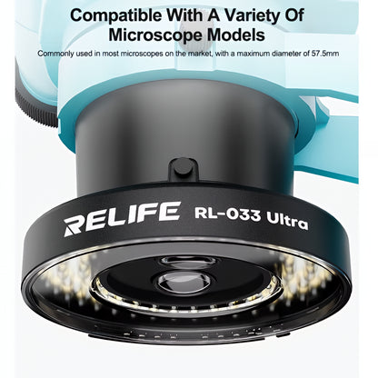 Λάμπα Relife RL-033 Ultra για Μικροσκόπιο, Μαύρη