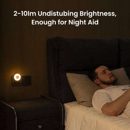 Veghe Yeelight Plug-in Nightlight, 0.25W, 2700K, αισθητήρας, λευκό YLYYD-0021