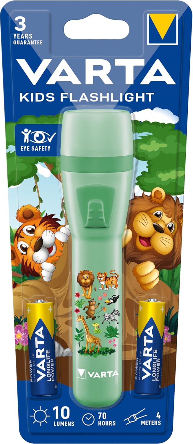 Φακός LED Varta Kids Flashlight, 10lm, Πράσινο