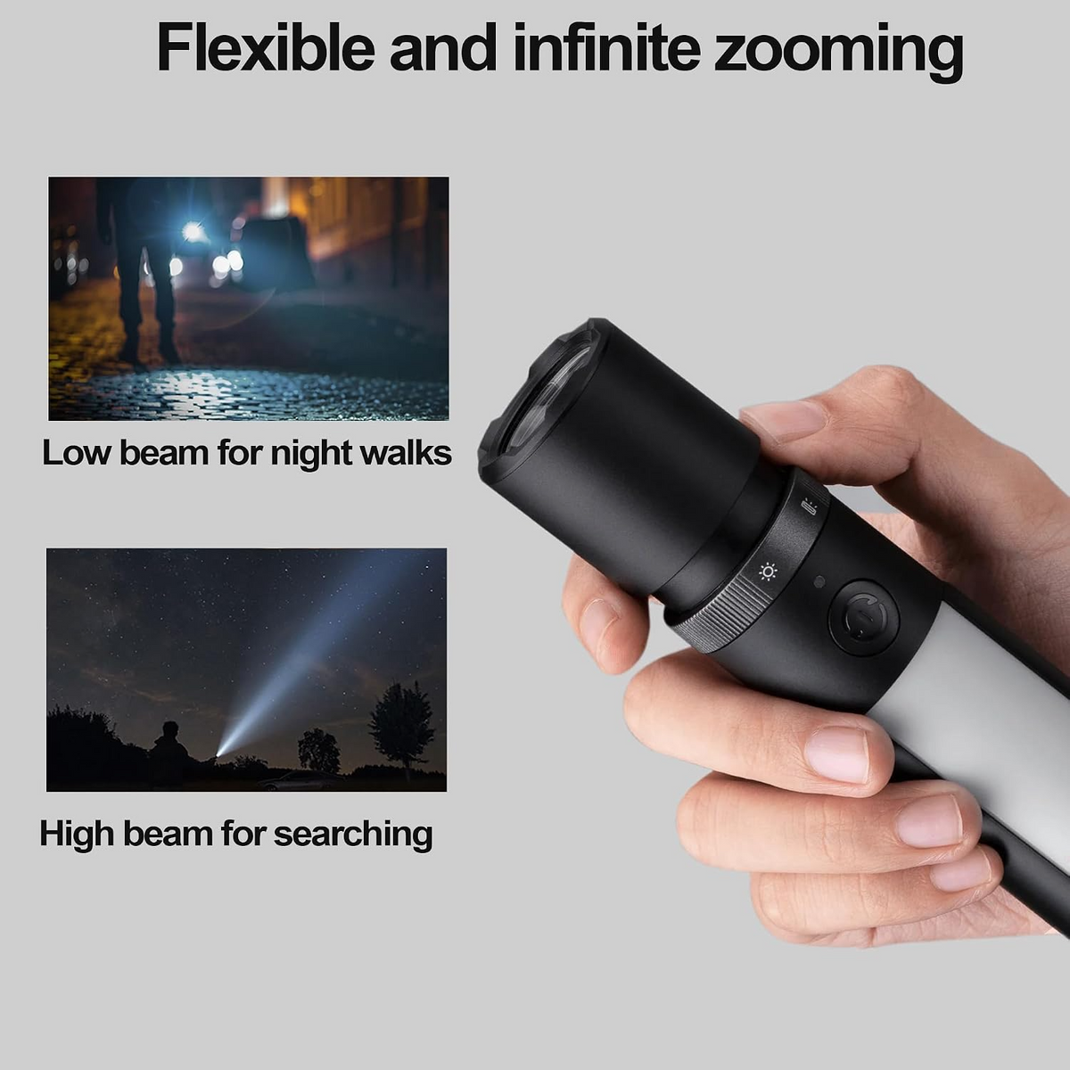 Φακός LED Xiaomi Mi Πολυλειτουργικός, 1000lm, IPX4 BHR7004GL