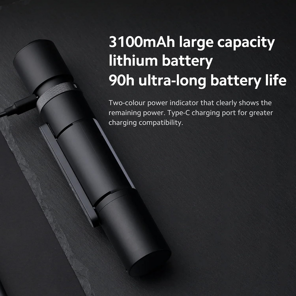 Φακός LED Xiaomi Mi Πολυλειτουργικός, 1000lm, IPX4 BHR7004GL
