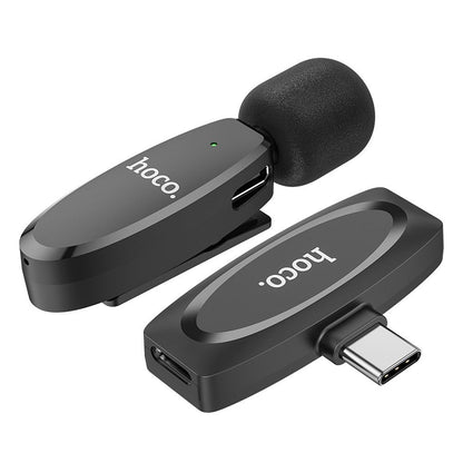 HOCO L15 Lavalier, USB-C, Μαύρο