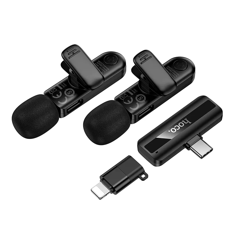 HOCO L20A Lavalier, USB-C / Lightning, Set of 2 pieces, Black