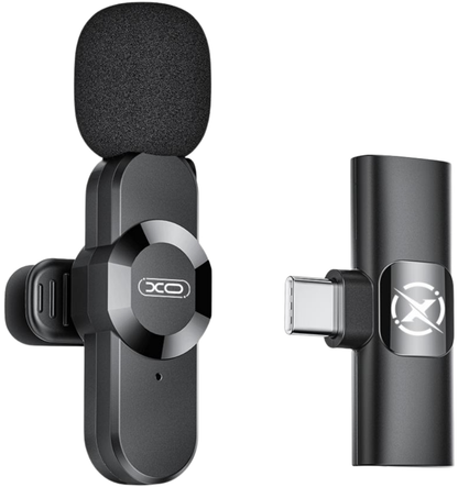 Lavaliera XO Design MC13, USB-C / Lightning, Μαύρο