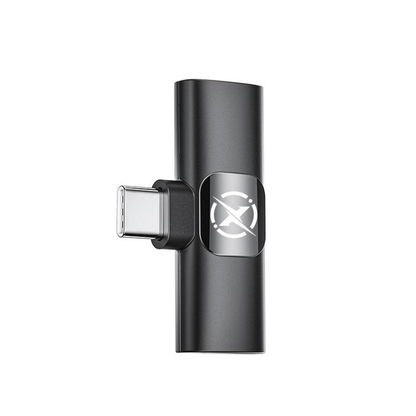 Lavaliera XO Design MC13, USB-C / Lightning, Μαύρο