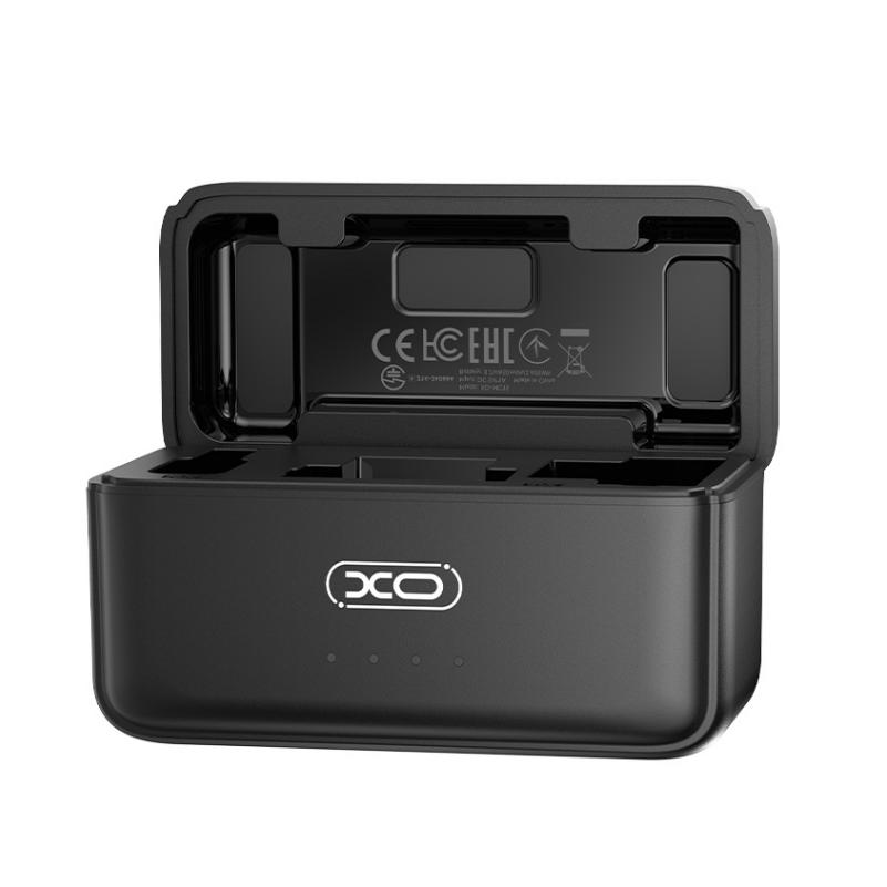 Lavaliera XO Design MC15 Dual, USB-C / Lightning, Σετ 2 τεμάχια, Μαύρο