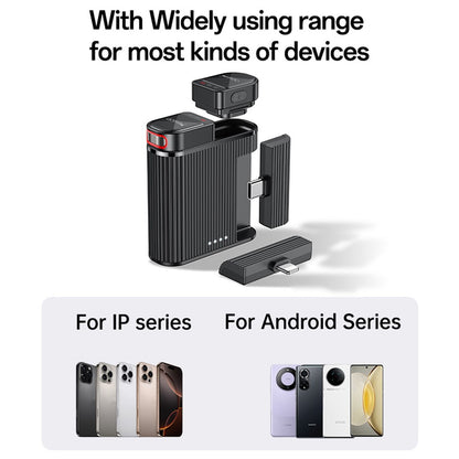 Λαβαλιέρα Yesido KR19, USB-C / Lightning, Σετ 2 τεμαχίων, Μαύρη