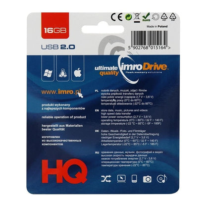 Εξωτερική Μνήμη USB-A Imro, 16Gb