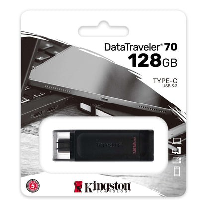 Εξωτερική μνήμη Kingston DT70 USB-C, 128Gb DT70/128GB